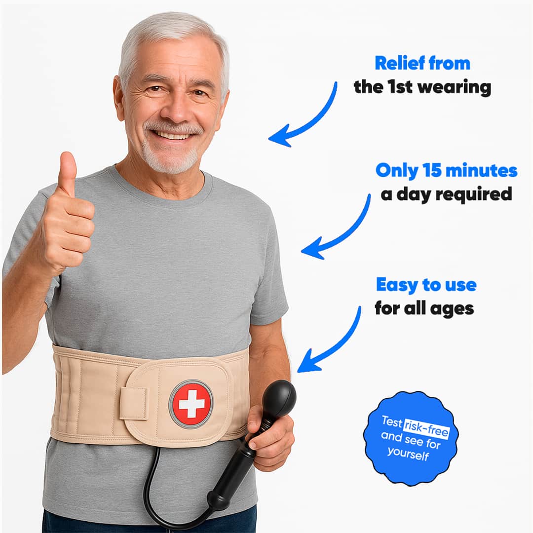 WaistFlex™ 360 Belt – 15 Minutes a Day to a Pain-Free Life